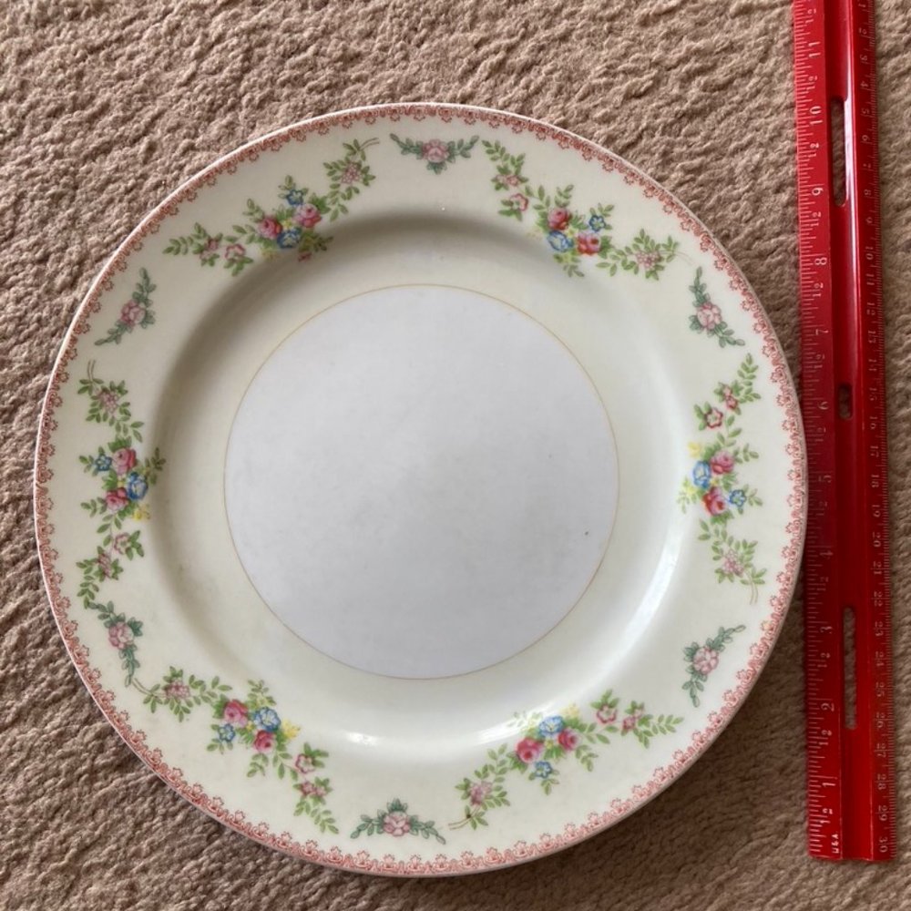Vintage SCS Hand Painted plate